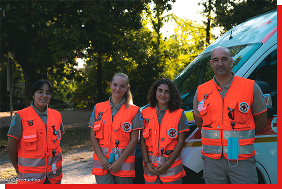 The Blood Run croix rouge et sponsors