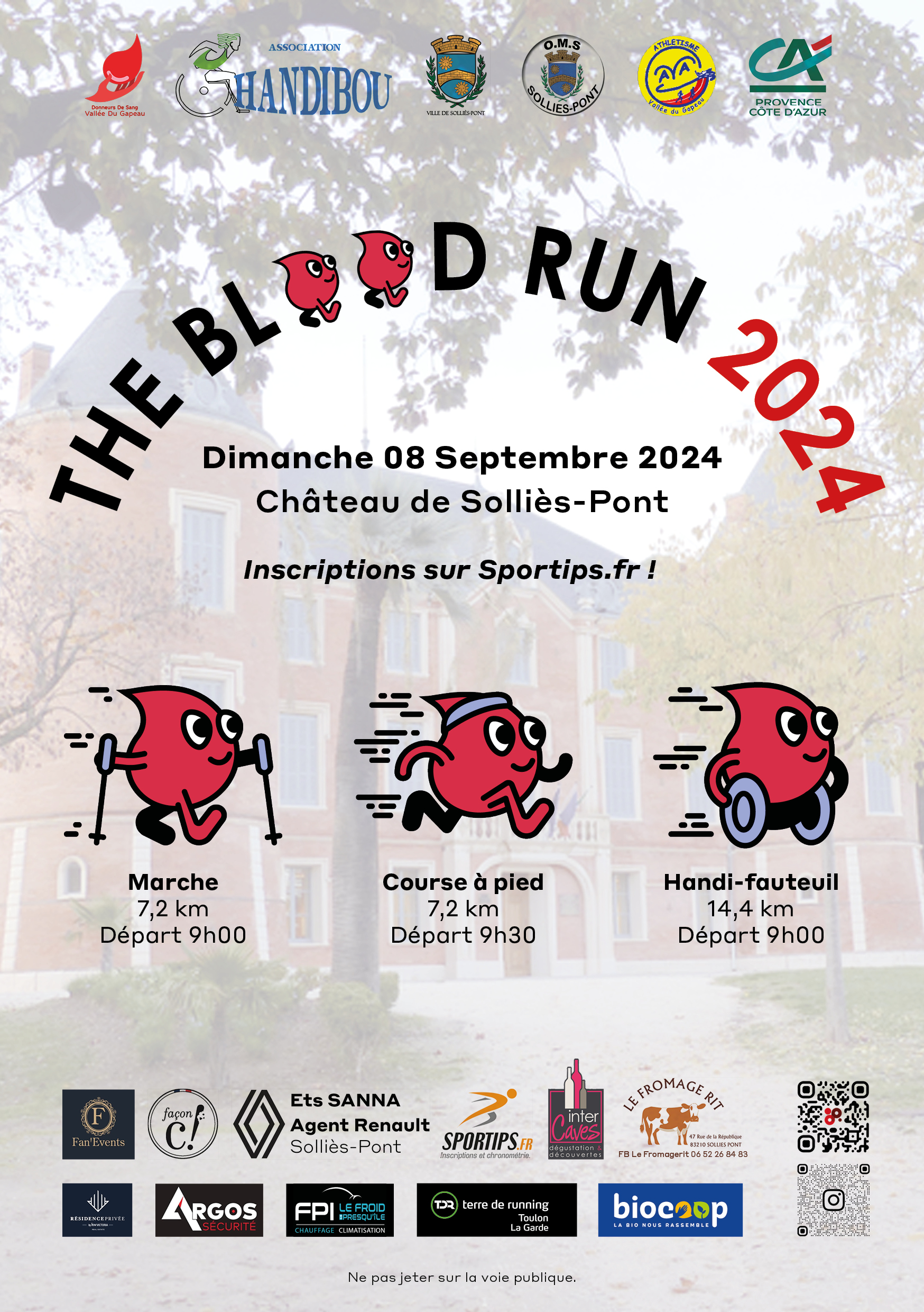 affiches The Blood Run 2023 Sollies Pont